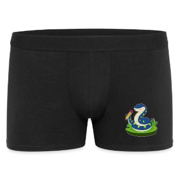 École de crayon Snake Student - Boxer Homme - noir - Devant