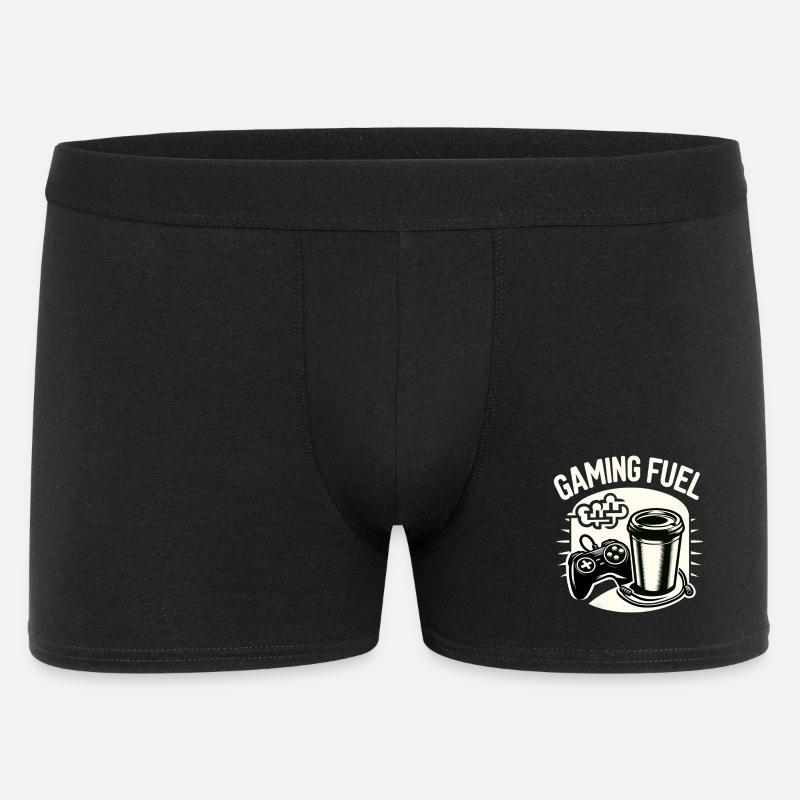 Gaming Fuel Coffee - Männer Boxer Shorts - Schwarz