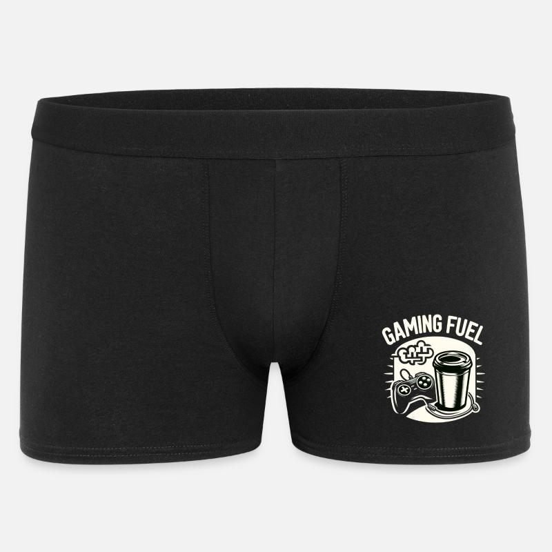 Gaming Fuel Coffee - Männer Boxer Shorts - Schwarz