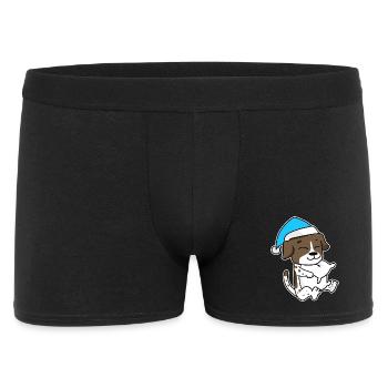 German Shorthaired Pointer Sleeping Fatigue Dog - Men's Boxer Shorts - black - Front