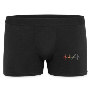 Vintage Clarinet Heart Line - Men's Boxer Shorts - black - Front
