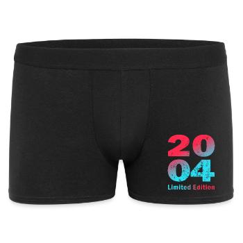 Birthday born in 2004 limited edition Shirt - Men's Boxer Shorts - black - Front