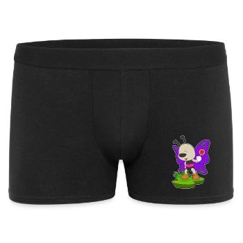 Butterfly Lollipop - Men's Boxer Shorts - black - Front