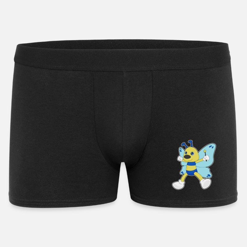 Baguette de sorcier papillon - Boxer Homme - noir