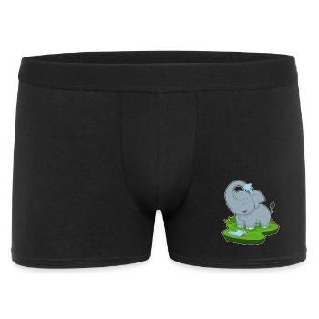 Elephant Water - Men's Boxer Shorts - black - Front