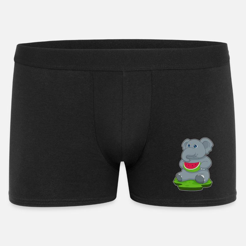 Pastèque éléphant - Boxer Homme - noir