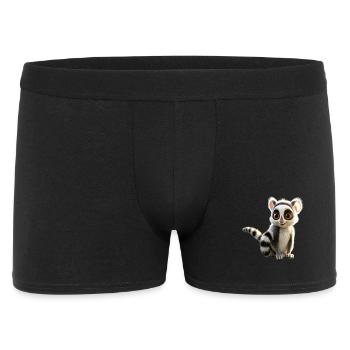 Amoureux des lémuriens à queue annelée Lémurien lémurien à queue annelée Maki lémurien à queue annelée - Boxer Homme - noir - Devant
