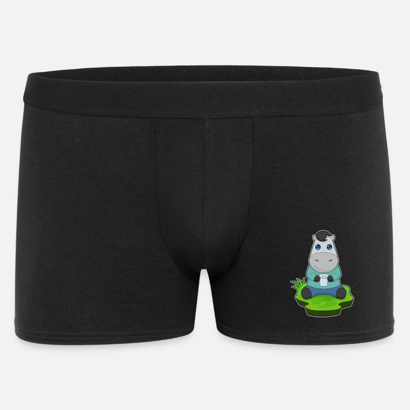Tasse d’eau de cheval - Boxer Homme - noir