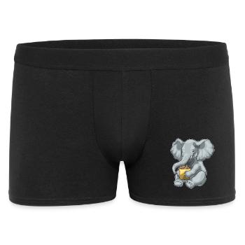 Cacahuètes éléphant - Boxer Homme - noir - Devant