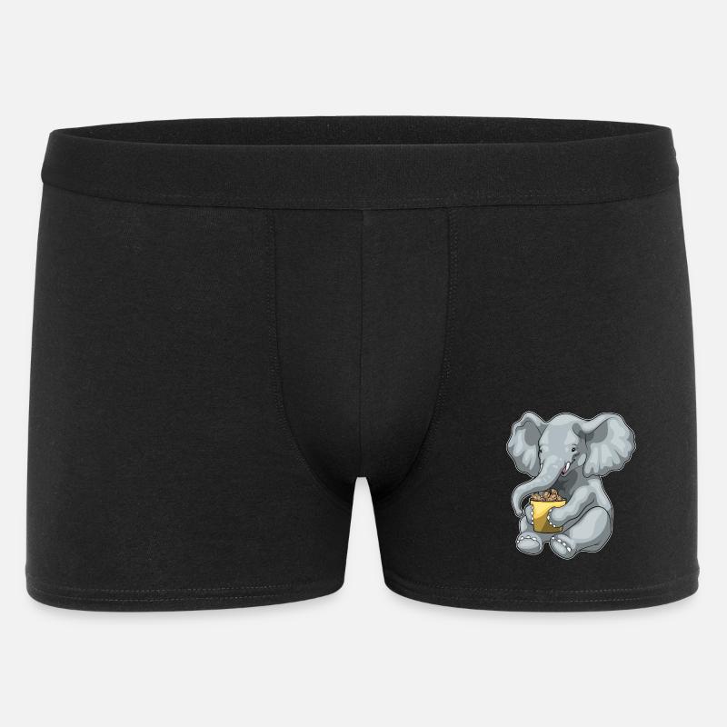Cacahuètes éléphant - Boxer Homme - noir