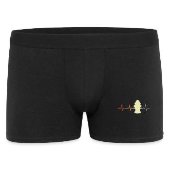 Ligne de coeur de bouche d’incendie Vintage - Boxer Homme - noir - Devant