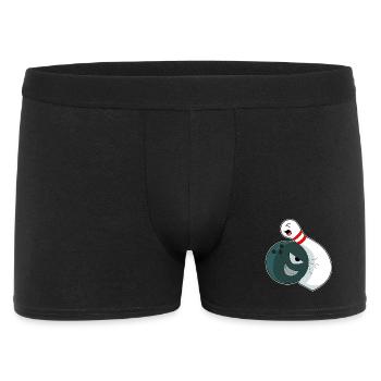 Bowling Bowling Ball Pin - Men's Boxer Shorts - black - Front