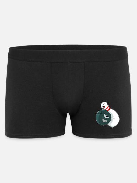Bowling Bowling Ball Pin - Men's Boxer Shorts - black