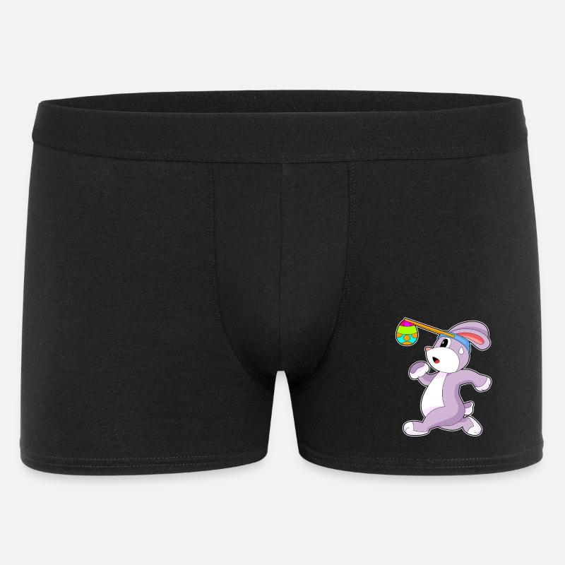 Bunny Easter Jogging - Men's Boxer Shorts - black
