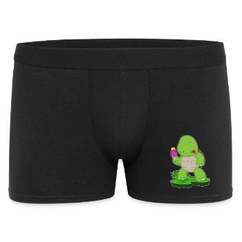 Turtle Waffle Ice Cream - Men's Boxer Shorts - black - Front