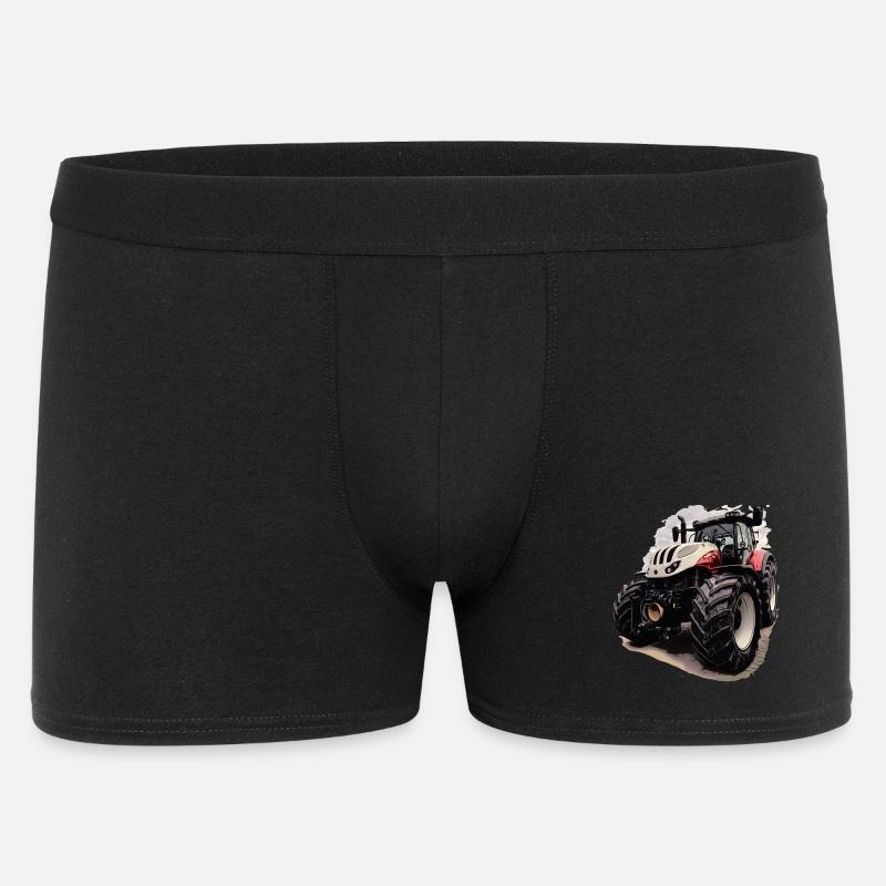 Steyr Traktor - Männer Boxer Shorts - Schwarz