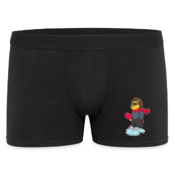 Löwe Snowboarder Snowboard - Men's Boxer Shorts - black - Front