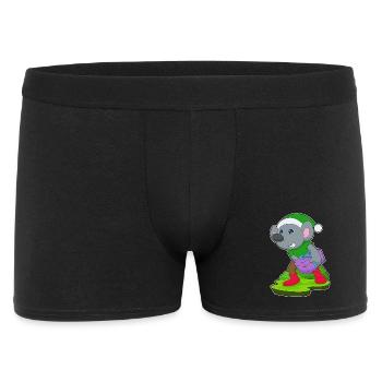 Mouse Christmas Package - Men's Boxer Shorts - black - Front