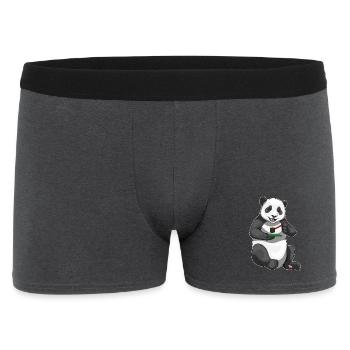 Panda Sushi - Boxer Homme - charbon - Devant