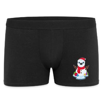 Snowman Christmas Winter - Men's Boxer Shorts - black - Front