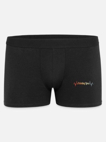 Painters and varnishers heart palpitations - Men's Boxer Shorts - black