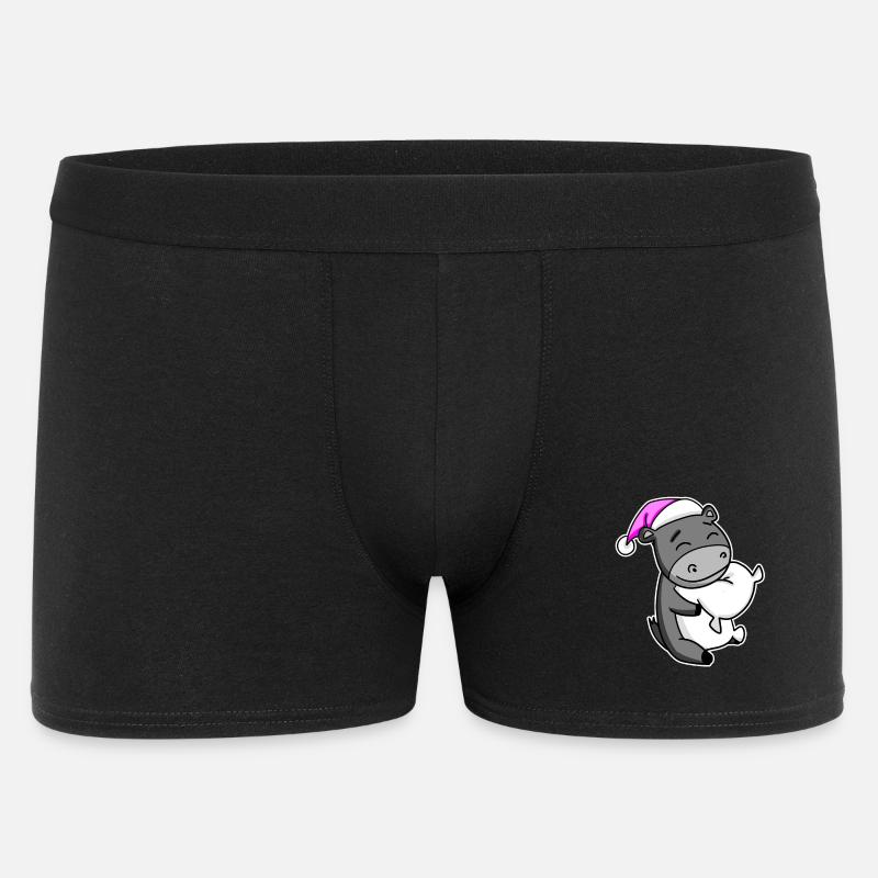 Esel Müde Ausschlafen Schlafen Mädchen - Männer Boxer Shorts - Schwarz