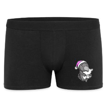 Corbeau Fatigué Endormi Fille Endormie - Boxer Homme - noir - Devant