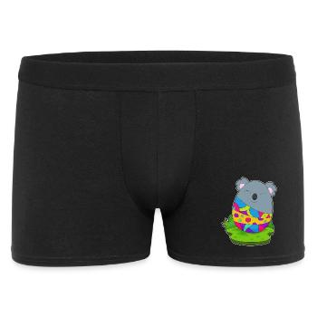 Oeuf de Pâques Koala - Boxer Homme - noir - Devant