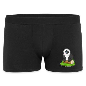 Panda Tree Trunk - Men's Boxer Shorts - black - Front