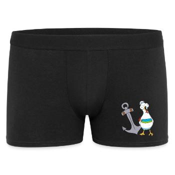 Poulet Marin Marin Ancre Maritime Ahoy Voyage - Boxer Homme - noir - Devant