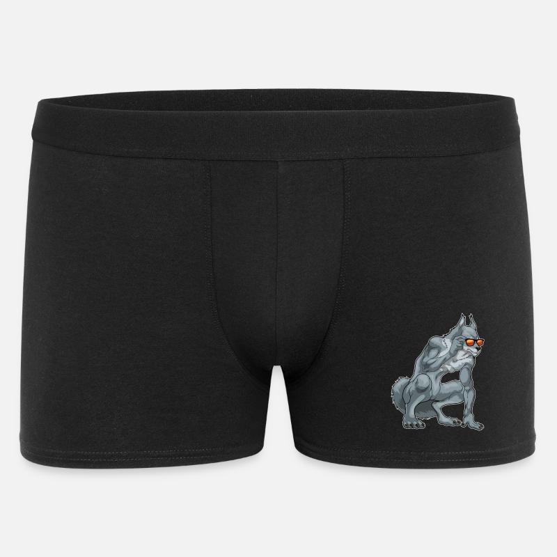 Werwolf Halloween Sonnenbrille - Männer Boxer Shorts - Schwarz