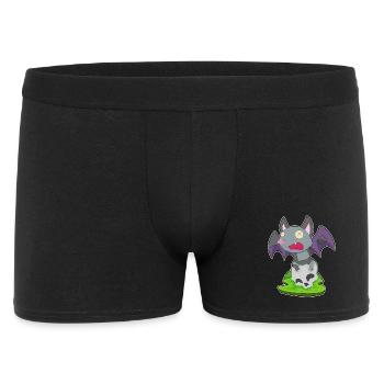 Bat Halloween Skull - Men's Boxer Shorts - black - Front