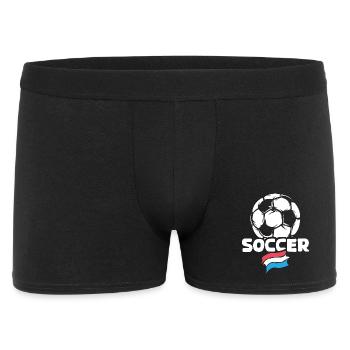 Icône de l’équipe de football des Pays-Bas Flag Soccer Ball - Boxer Homme - noir - Devant
