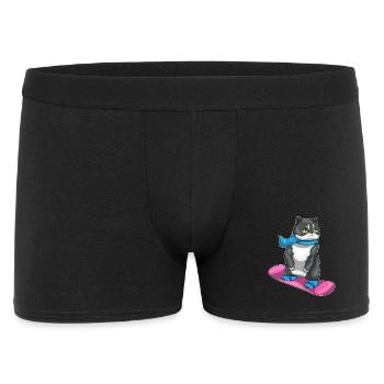 Snowboard britannique à cheveux courts - Boxer Homme - noir - Devant