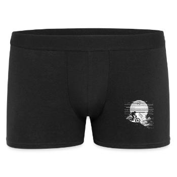 Mountain Biker Sketch - Men's Boxer Shorts - black - Front