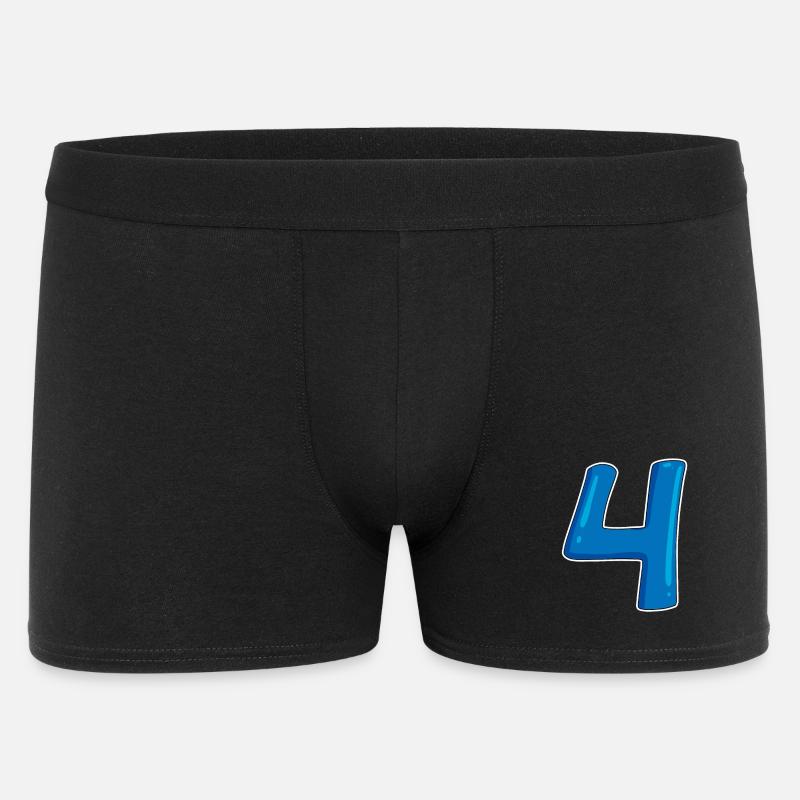 4 - Men's Boxer Shorts - black