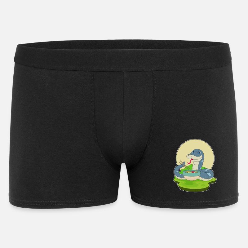 Schlange Ramen - Männer Boxer Shorts - Schwarz