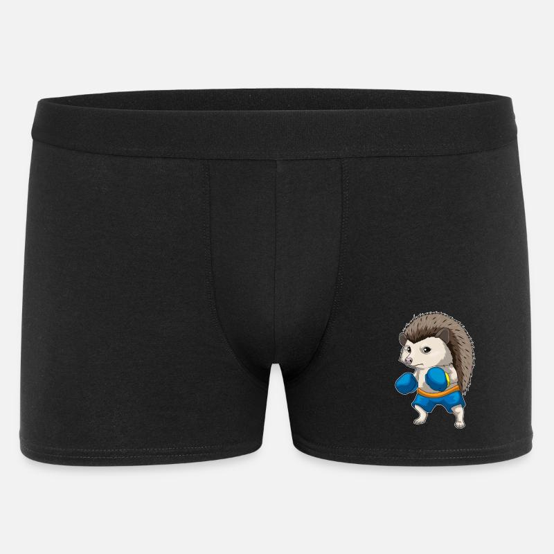 Igel Boxer Boxhandschuhe Boxen - Männer Boxer Shorts - Schwarz