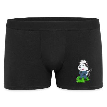 Skunk Groom Suit Wedding - Men's Boxer Shorts - black - Front