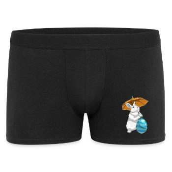 Parapluie de Pâques du Lapin de Pâques - Boxer Homme - noir - Devant