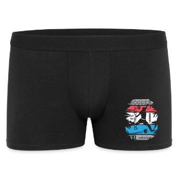 Tournoi de football Pays-Bas Icône de tir de but par équipe - Boxer Homme - noir - Devant