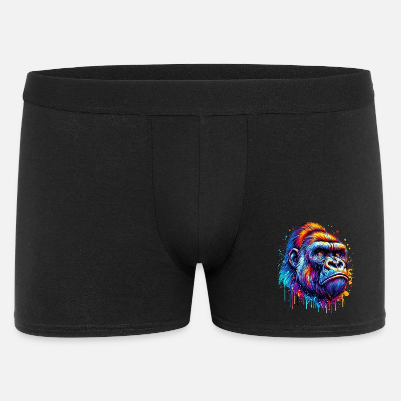 Gorilla - Männer Boxer Shorts - Schwarz
