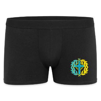 Croix Croix Crucifix - Boxer Homme - noir - Devant