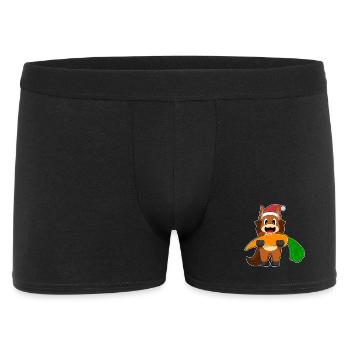 Carotte de Noël cheval - Boxer Homme - noir - Devant