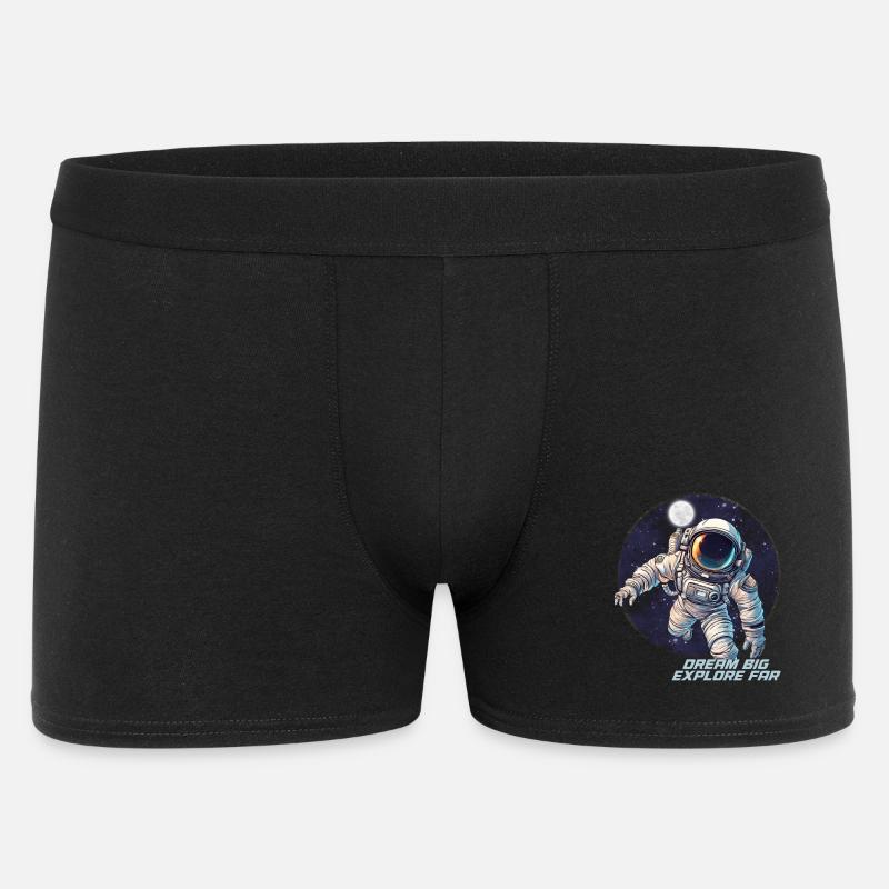 Explorez l'Univers Voyagez avec notre Astronaute! - Boxer Homme - noir