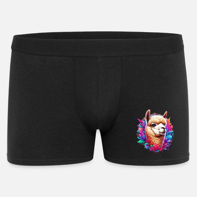 Alpaca - Men's Boxer Shorts - black