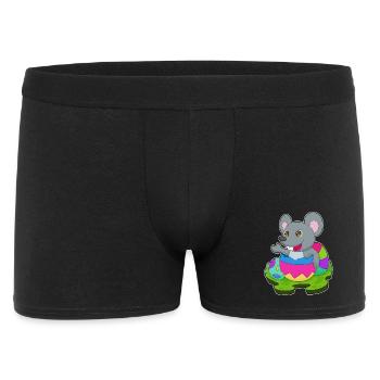 Mouse Easter Easter Eggs - Men's Boxer Shorts - black - Front