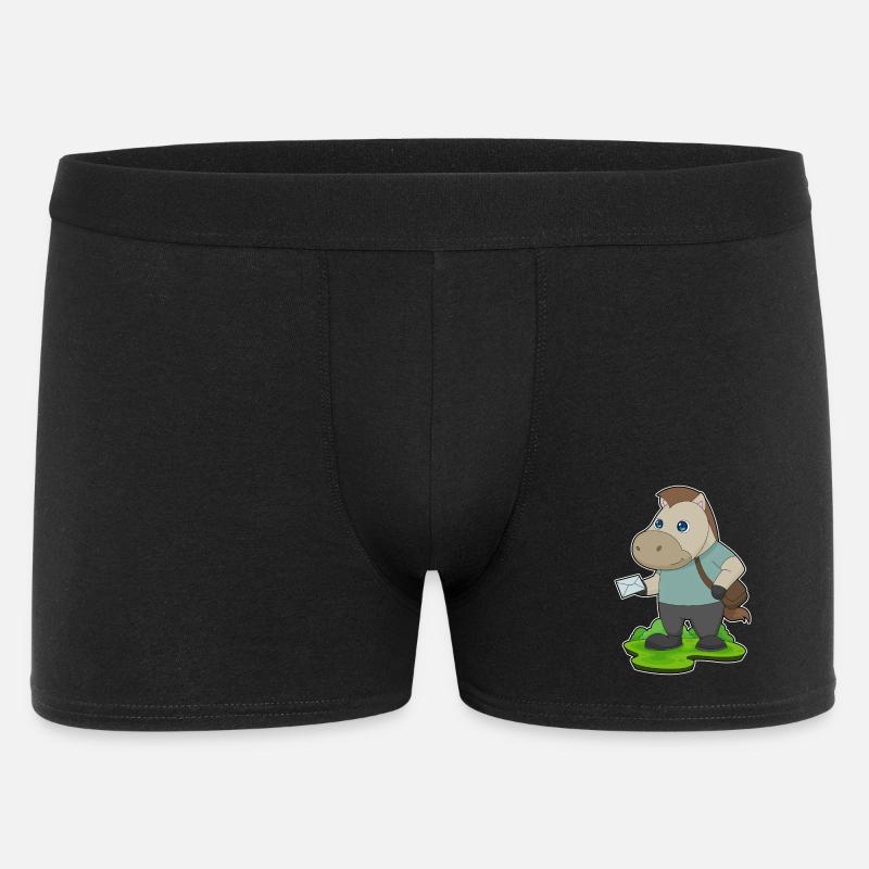 Lettre de cheval - Boxer Homme - noir