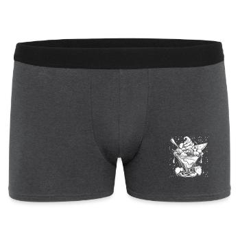 Dessin de coupe glacée - Boxer Homme - charbon - Devant
