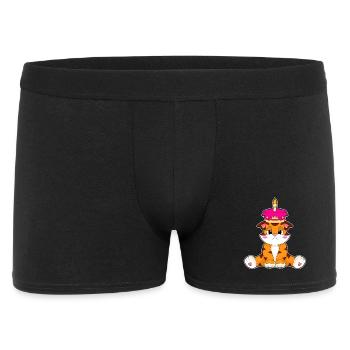 Tiger Birthday Cake - Men's Boxer Shorts - black - Front